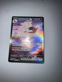 Pokemon Charizard ex 199/165 Ultra Rare Full Art Holo 330 HP Card Sv151 - Image 1