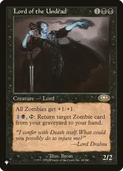 MTG - Lord of the Undead - The List - Light Play - Normal - Image 1