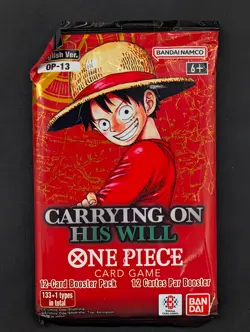 LOT of (200) One Piece Card Game: Carrying On His Will Booster Pack (OP-13) - Image 3