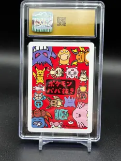 CGC 10 PRISTINE Meowth Old Maid 2019 Japanese Pokemon Card - Image 3