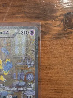 Alakazam ex 201/165 Sv: Scarlet & Violet 151 SIR Full Art Holo Pokemon Card - Image 3