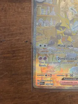 Alakazam ex 201/165 Sv: Scarlet & Violet 151 SIR Full Art Holo Pokemon Card - Image 5