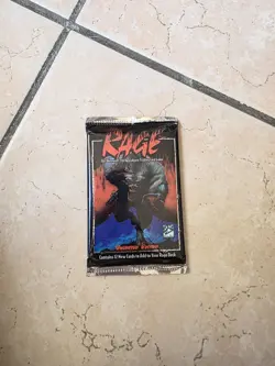 Vintage Rage Unlimited Edition Base Set Werewolf 12-Card Booster Pack New Sealed - Image 1