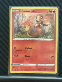 Charmander SWSH092 NM Promo Rare Holo Foil Pokemon Card - Image 1