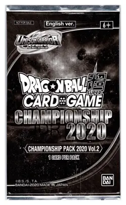 Dragon Ball Super Card Game Championship 2020 Vol 2 Sealed Pack New - Image 1