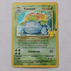 Venusaur 15/102 Celebrations Pokemon Card Holo – NM Condition - Image 1