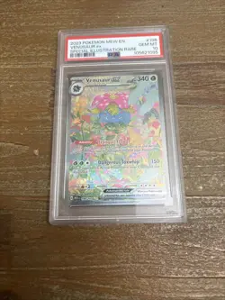 Pokemon TCG Venusaur EX Card 198/165 SV Sir Scarlet & Violet 151 PSA 10 GEM MT - Image 1