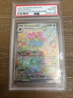 Pokemon TCG Venusaur EX Card 198/165 SV Sir Scarlet & Violet 151 PSA 10 GEM MT - Image 3