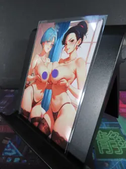 Bulma & Chi Chi Dragon Ball Custom Art Card NM Anime Sexy Waifu CCG Collectible - Image 2
