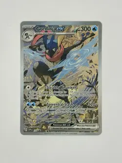 Greninja ex SVP Black Star Promo EX 132 Full Art Holo 300 HP Pokemon Card - Image 1