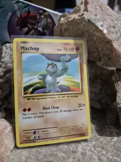 pokemon Cards Machop Basic. 1pcs+1pcs Sleeve 2016 # 57/108 - Image 1