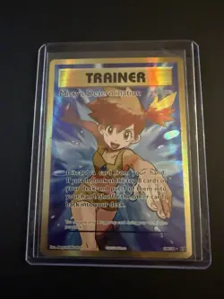 Pokemon TCG Trainer Misty's Determination Full Art Holo Card 108/108 Evolutions - Image 1
