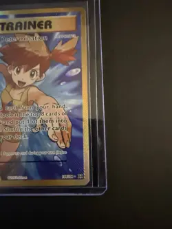 Pokemon TCG Trainer Misty's Determination Full Art Holo Card 108/108 Evolutions - Image 4
