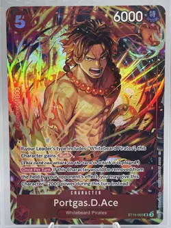 One Piece One Piece Promo Cards Portgas.D.Ace (Illustration Box Vol.5) #ST15-005 - Image 1