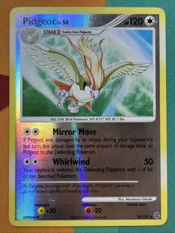 Pokemon Card - Pidgeot - Reverse Holo - Rare (35/132) DP Secret Wonders NM - Image 1