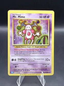 Mr. Mime 013/034 Trading Card Game Classic Holo - Image 1