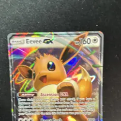 Pokemon Eevee GX SM174 SM Promo Full Art Holo Card Basic 160HP English - Image 2