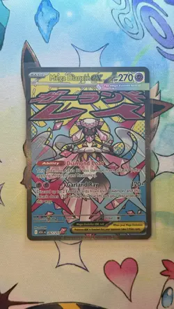 Pokemon TCG Mega Diancie Ex 267/217 Mega Attack Rare Card Ascended Heroes NM - Image 1