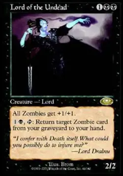Lord of the Undead - Heavy Play MTG Planeshift - Image 1