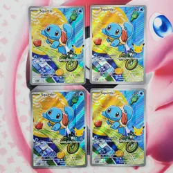 Squirtle 039 Promo - x4 Lot - First Partner Pokemon Cards - #L464 - Image 1