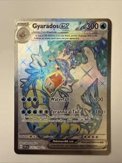 Gyarados EX 225/198 Ultra Rare 2023 Pokemon Scarlet & Violet Full Art Card NM+ - Image 1