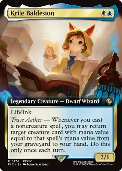 MTG Krile Baldesion (Extended Art) [FINAL FANTASY Commander] Near Mint Magic - Image 1