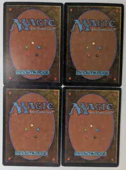 Magic the Gathering HYMN TO TOURACH x4 Playset 1 of each Artwork MP 1994 - Image 2