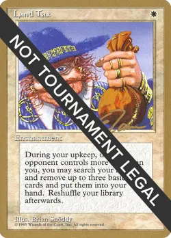 LP - Normal - Land Tax - 1996 Eric Tam (4ED) - World Championship Decks - Image 1