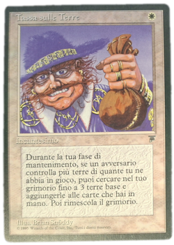 Land Tax FBB Italian Legends NM MTG Magic - Image 1