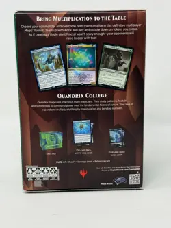 Strixhaven Commander Deck:Quantum Quandrix MTG Brand New Sealed-BOX CORNERS WORN - Image 2