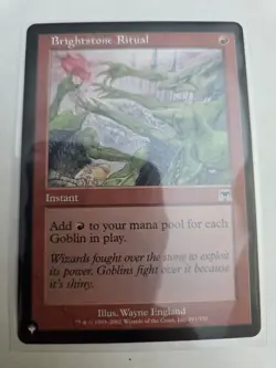 mtg, Brightstone Ritual The List Reprints Regular NM - Image 1