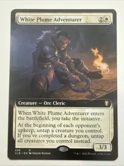 White Plume Adventurer (Extended Art) Commander Legends Battle for Baldur's Gate - Image 1