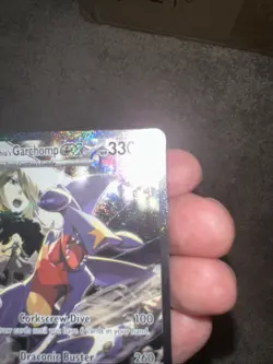 Pokemon TCG Cynthia's Garchomp EX Holo Card 232/182 Sv10: Destined Rivals - Image 5
