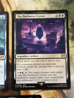 Fire Water Wind Darkness Earth Crystal Set (Regular) Final Fantasy English - NM - Image 4