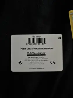 Pokemon TCG Special Delivery Pikachu SWSH074 Promo Card Ungraded NM - Image 5