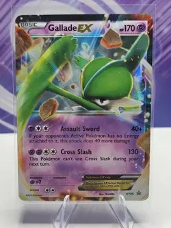 Pokemon TCG Trading Card 2015 Black Star Promo Gallade EX Holo Foil XY45 - Image 1