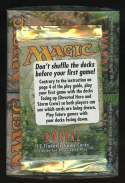 1997 MTG Magic the Gathering Portal Starter Set for 2 Players Top Open - Image 2