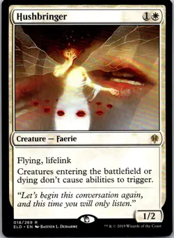 Hushbringer 18 Rare Throne of Eldraine Magic: The Gathering Near Mint - Image 1