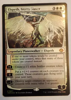 Elspeth, Storm Slayer Tarkir: Dragonstorm Mythic Foil NM+ - Image 1