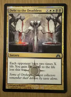 MTG Debt to the Deathless Dragon’s Maze Foil NM - Image 1