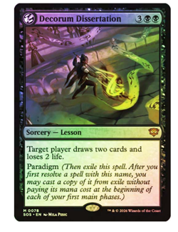 Decorum Dissertation - Foil Secrets of Strixhaven MTG - Image 1