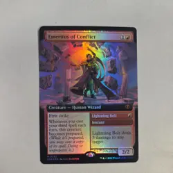 FOIL Emeritus of Conflict - Extended Art - Secrets of Strixhaven - MtG - NM - Image 2