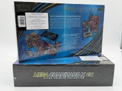 Lot of (2) Pokemon TCG Mega Charizard X ex Ultra Premium Collection Boxes UPC - Image 2