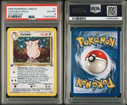 1999 | Pokemon Jungle | Clefable Holo 1st Edition | 1/64 | PSA 6 - Image 3