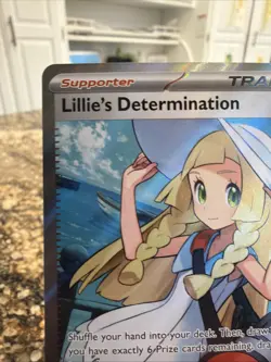 Lillie's Determination 169/132 Me01: Mega Evolution Holo Pokemon TCG - Image 2