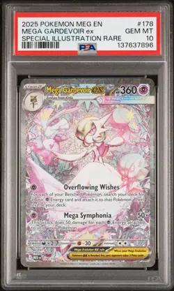 Pokemon Mega Gardevoir ex Mega Evolution Special Illustration Rare #178 PSA 10 - Image 1