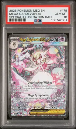 Pokemon Mega Gardevoir ex Mega Evolution Special Illustration Rare #178 PSA 10 - Image 1