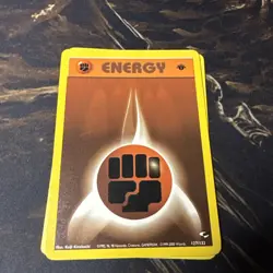 Pokemon 1st Edition Gym Heroes Fighting Energy 127/132 NS1 - Image 1