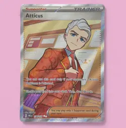 Atticus 134/131 Pokemon TCG Prismatic Evolutions Full Art Ultra Rare NM - Image 1