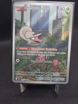 Pokemon TCG White Flare Shelmet Illustration Rare Holo Card 093/086 - Image 1